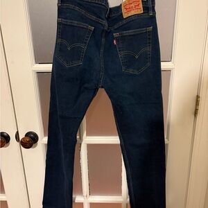 Levi's Men's Dark Blue Straight Jeans